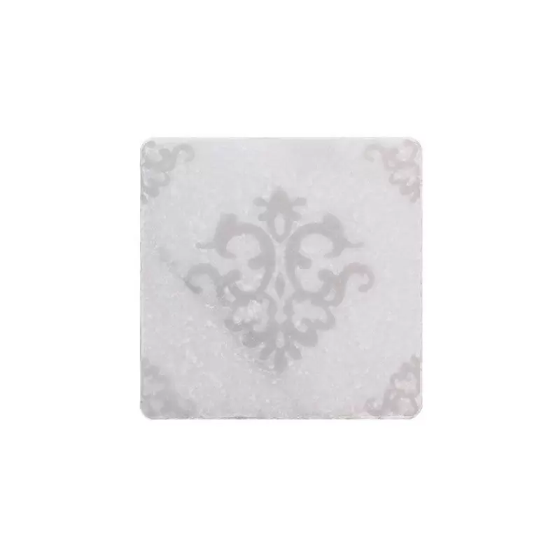 Мрамор WHITE MARBLE Motif №3 Белый Декор 10x10