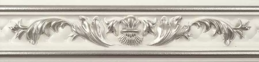 Бордюр настенный Delacora Moncada Crema Crema Roseton 25x6