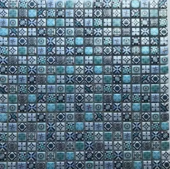 Мозаика Bonaparte Стеклянная Xindi Blue