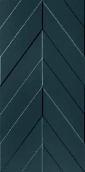 Плитка настенная Marca Corona 4D Chevron Deep Blue Matt Rett