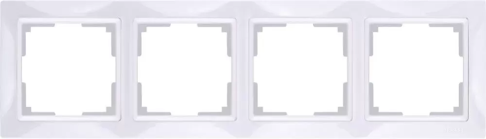 Рамка Werkel Snabb на 4 пост белый Basic WL03-Frame-04-white