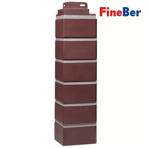 Наружный угол FineBer STANDART Кирпич облицовочный жженый