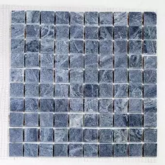 Плитка талькохлорит "мозаика квадратики" 300х300х4 мм. (1 кв. м.)