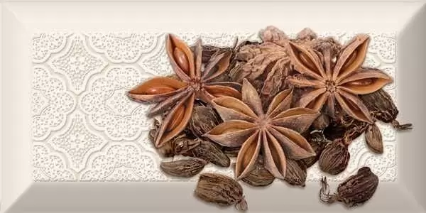Декор настенный Absolut Keramika Monocolor 10х20 Biselado Decor Spices 04 B