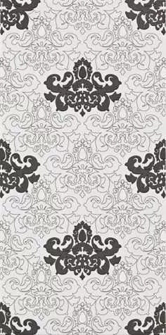 Плитка настенная Piemme Elite Bianco Bianconero damasco 30x60.2