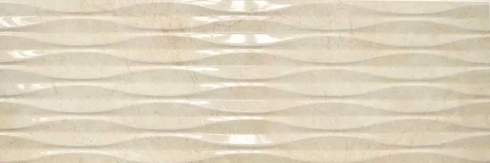Плитка настенная Cifre Crema Marfil Relieve Sigma Brillo rect. porcelanico