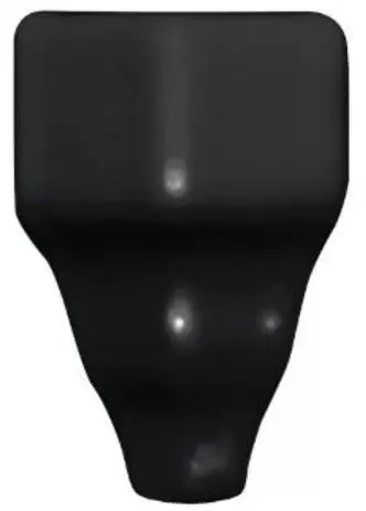 Декор настенный Adex Neri Angulo Exterior Cornisa Clasica Negro 3.5x2.7
