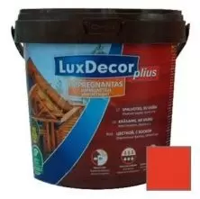 Пропитка для дерева акриловая с воском LuxDecor Plus Impregnanting Agent Кедр 1 л