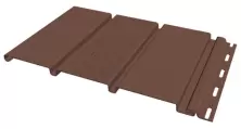 Софит виниловый FineBer Extra Acrylic Коричневый с перфорацией 1-ой доски