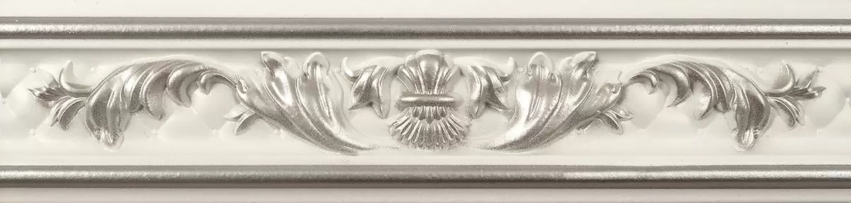 Керамическая плитка Moncada Crema Roseton BW0ROS01 Бордюр 6x25,3