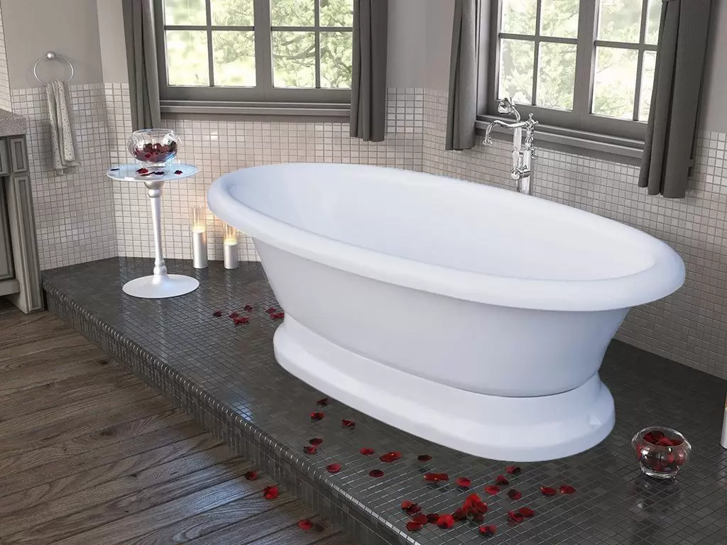 Ванна из литьевого мрамора Marmo Bagno Аззуро 180x90
