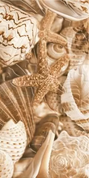 Декор настенный Golden Tile Sea breeze тип-1