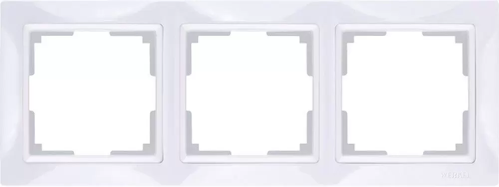 Рамка Werkel Snabb на 3 пост белый Basic WL03-Frame-03-white