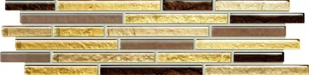 Мозаика Tubadzin Venatello Brown mosaic 37.2x9.8