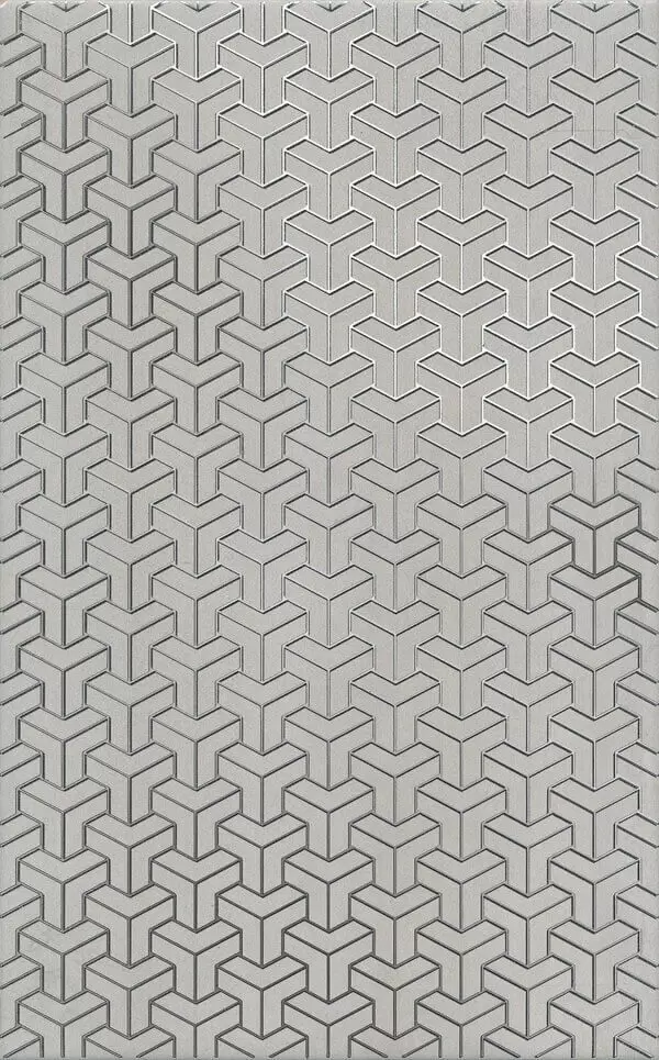 Керамическая плитка HGD/B371/6398 Ломбардиа серый Декор 25x40