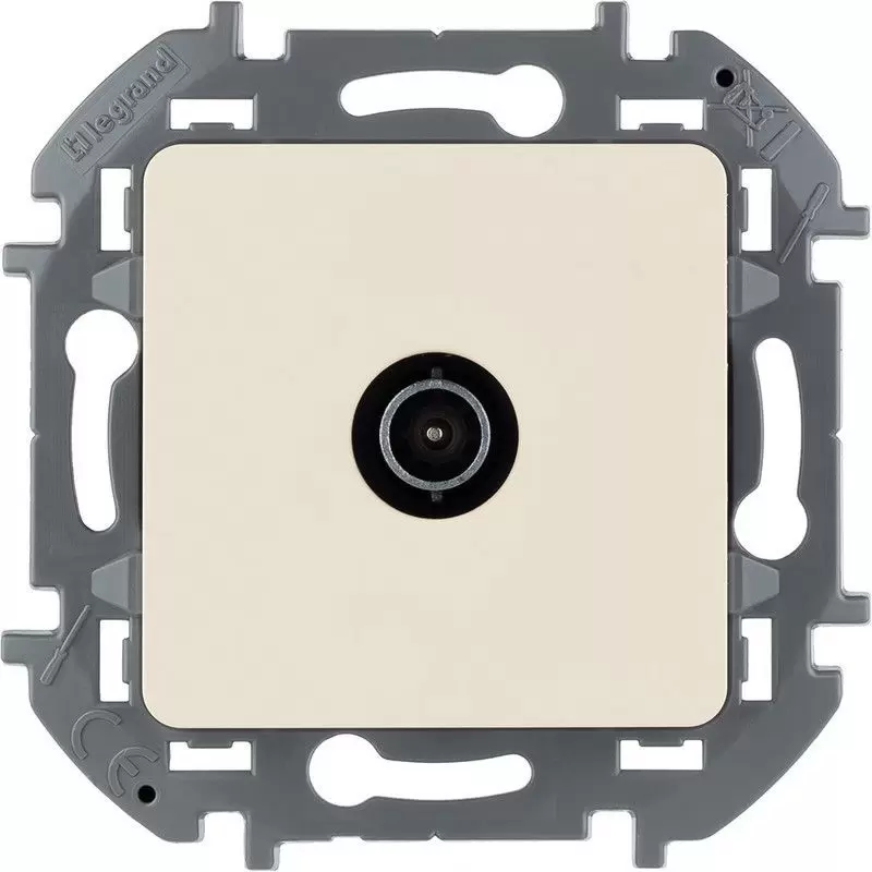 TV розетка Legrand INSPIRIA Слоновая кость оконечная 10 дБ 5862 мГц 673871