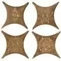 Вставка Azulev Octogonal Estrella Charme Bronce