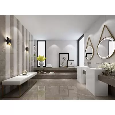 Керамогранит LeeDo - Marble Porcelain Pulpis grigio scuro MAT 60x60 см (Pulpis grigio scuro MAT 60x60 матовый)