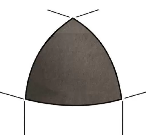 Бордюр настенный FAP Ceramiche Creta Fango Ae Spigolo
