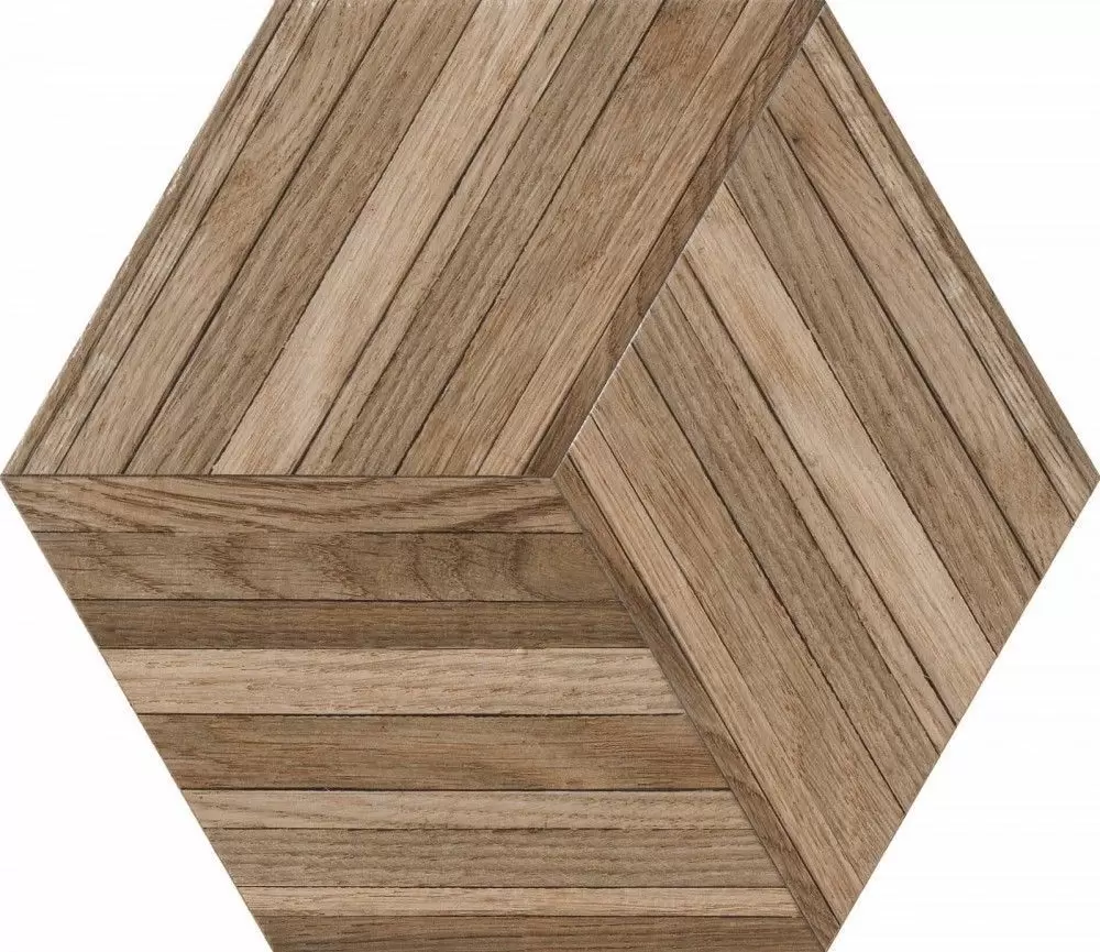 Керамогранит Settecento Wooddesign Deck Esagona Nat