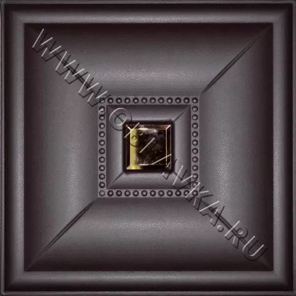 3D стеновая панель Каир; Цвет: Polo cream, Размер, мм: 400х400