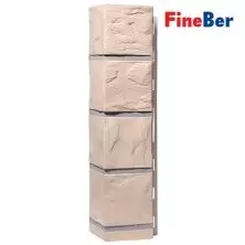 Наружный угол FineBer STANDART Камень терракотовый