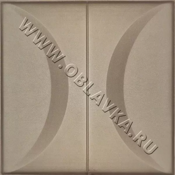 3D стеновая панель Версаль; Цвет: Polo perlamutr silk, Размер, мм: 400х400
