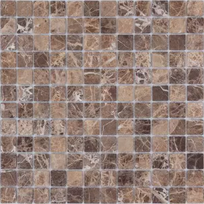 Мозаика LeeDo - Pietrine Emperador Dark матовая 29,8x29,8x0,4 см (чип 23x23x4 мм) (Emperador Dark MAT 23x23x4)