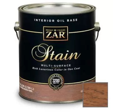Масло льняное тонирующее Zar Stain Multi-Surface по дереву 120 Премиум тик 0,236 л