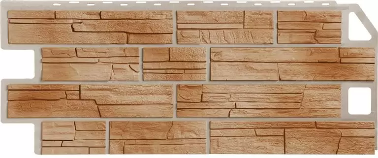 Фасадные панели FineBer STANDART Сланец Natur терракотовый