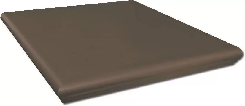 Клинкерная плитка Simple Brown Kapinos Nar Симпл Ступень 33x33
