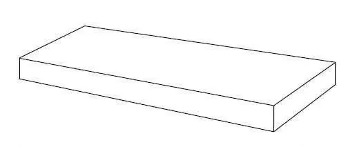 Ступень Atlas Concorde Victory White Scalino Angolare Dx 33x80