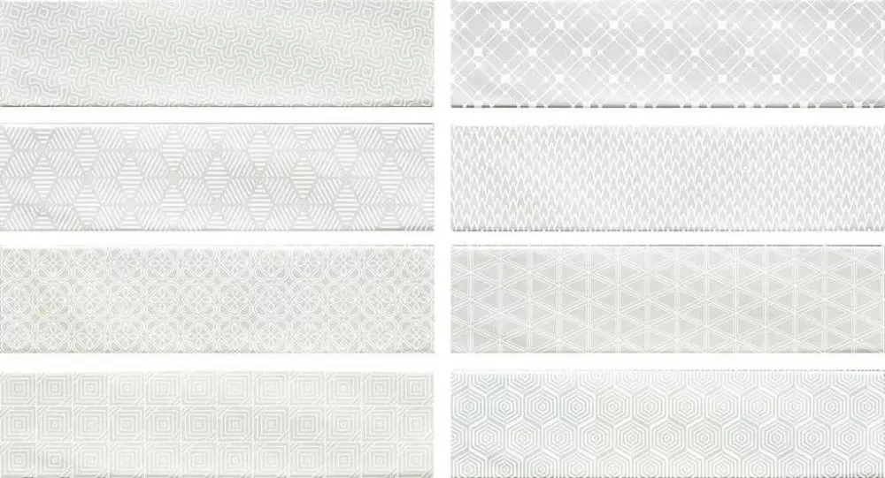 Плитка настенная Cifre Opal Decor Opal White 8 видов