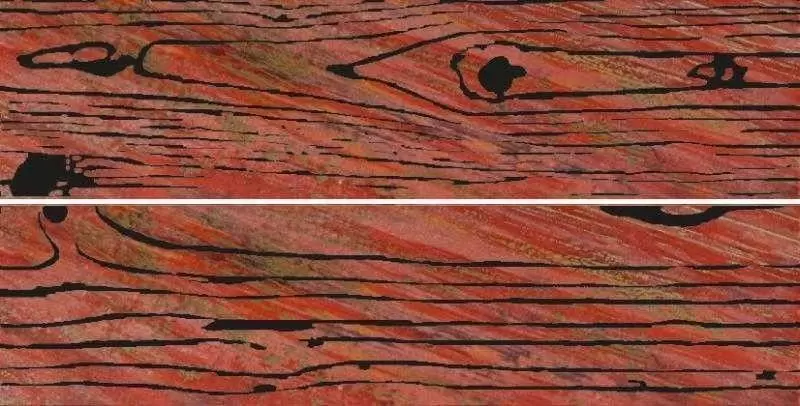 Комплект декора настенный Brennero Folli Follie Lacche Legni Rosso 2 pz Misti dec.