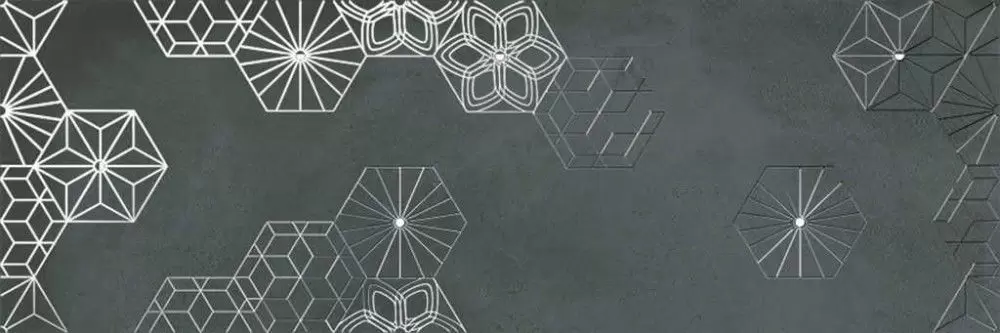 Декор настенный Ibero Cromat-One Dec Debod Carbon B