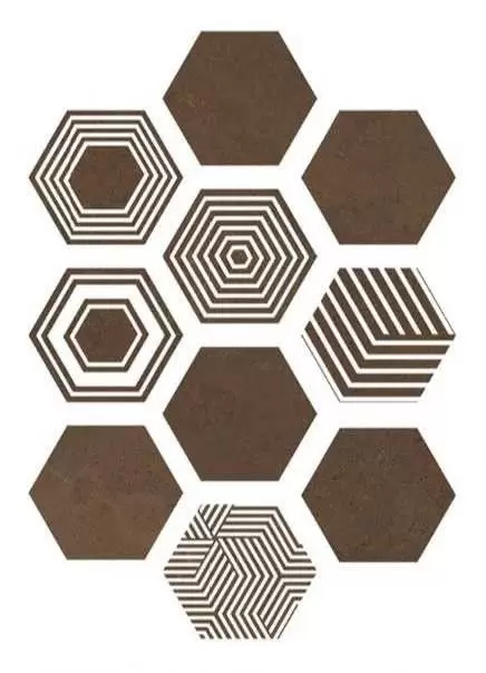 Керамогранит ITT Ceramic Pier17 Hexa Copper