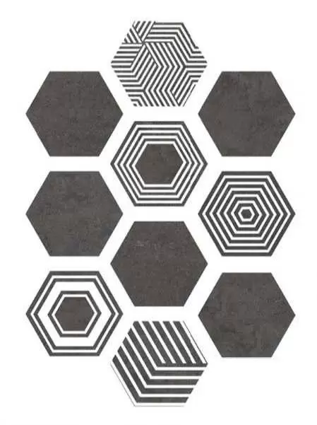 Керамогранит ITT Ceramic Pier17 Hexa Zinc