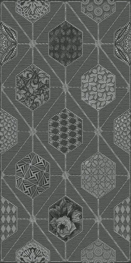Декор настенный Azori Devore Gris Geometria
