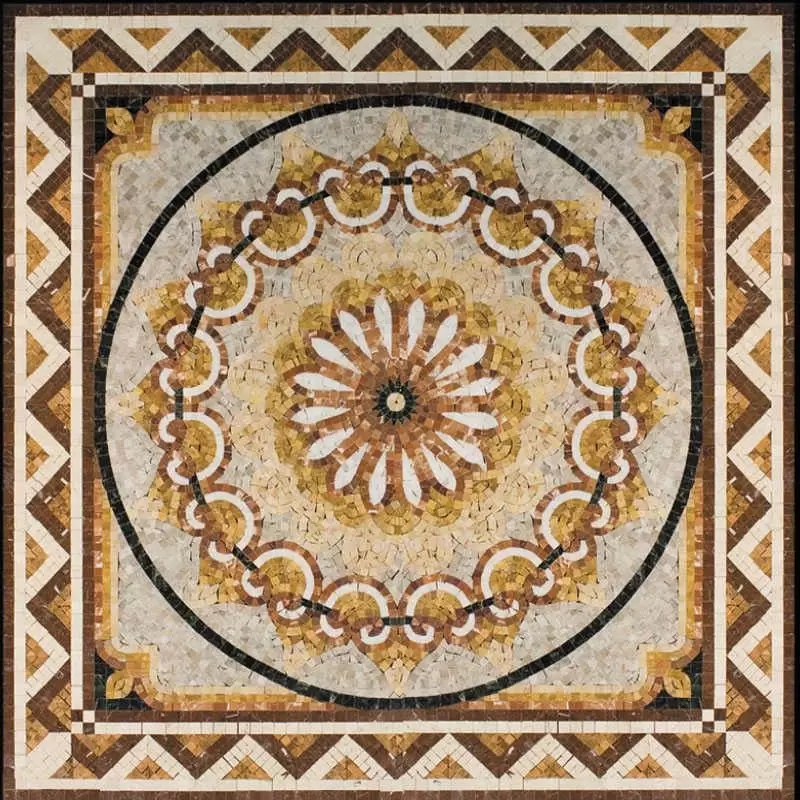 Декор напольный Natural Mosaic Мозаичные ковры PH-05