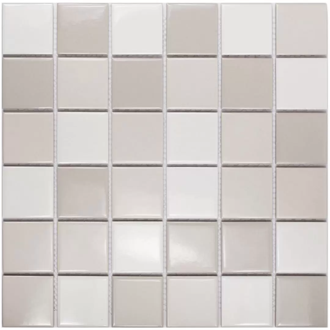 Мозаика 48х48 Grey Mix Glossy 30,6x30,6