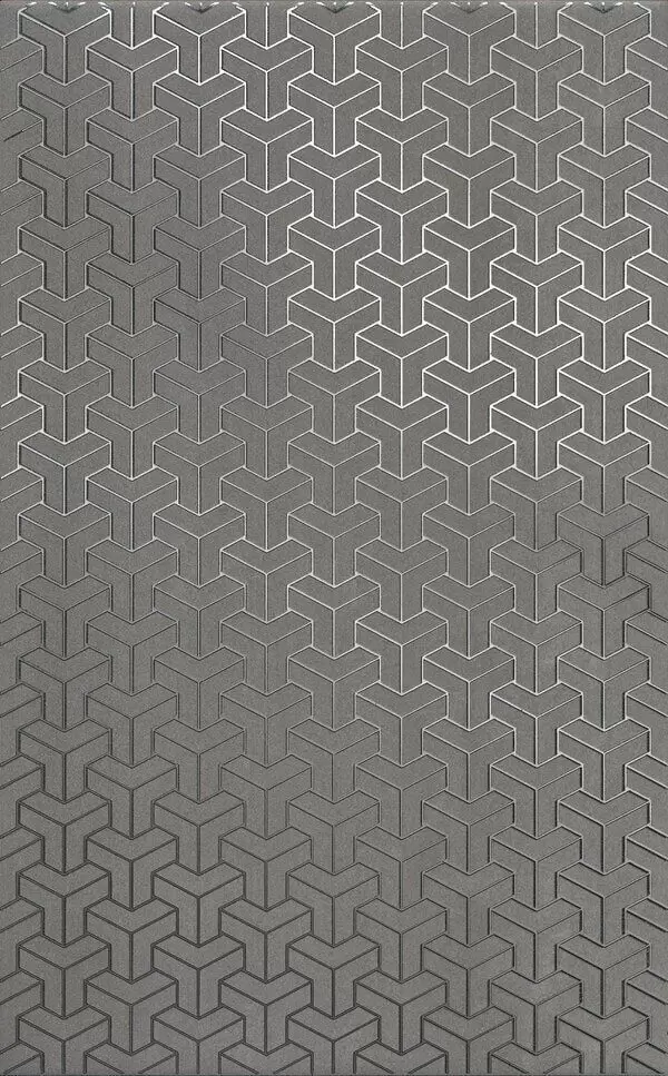 Керамическая плитка HGD/C371/6399 Ломбардиа серый темный Декор 25x40