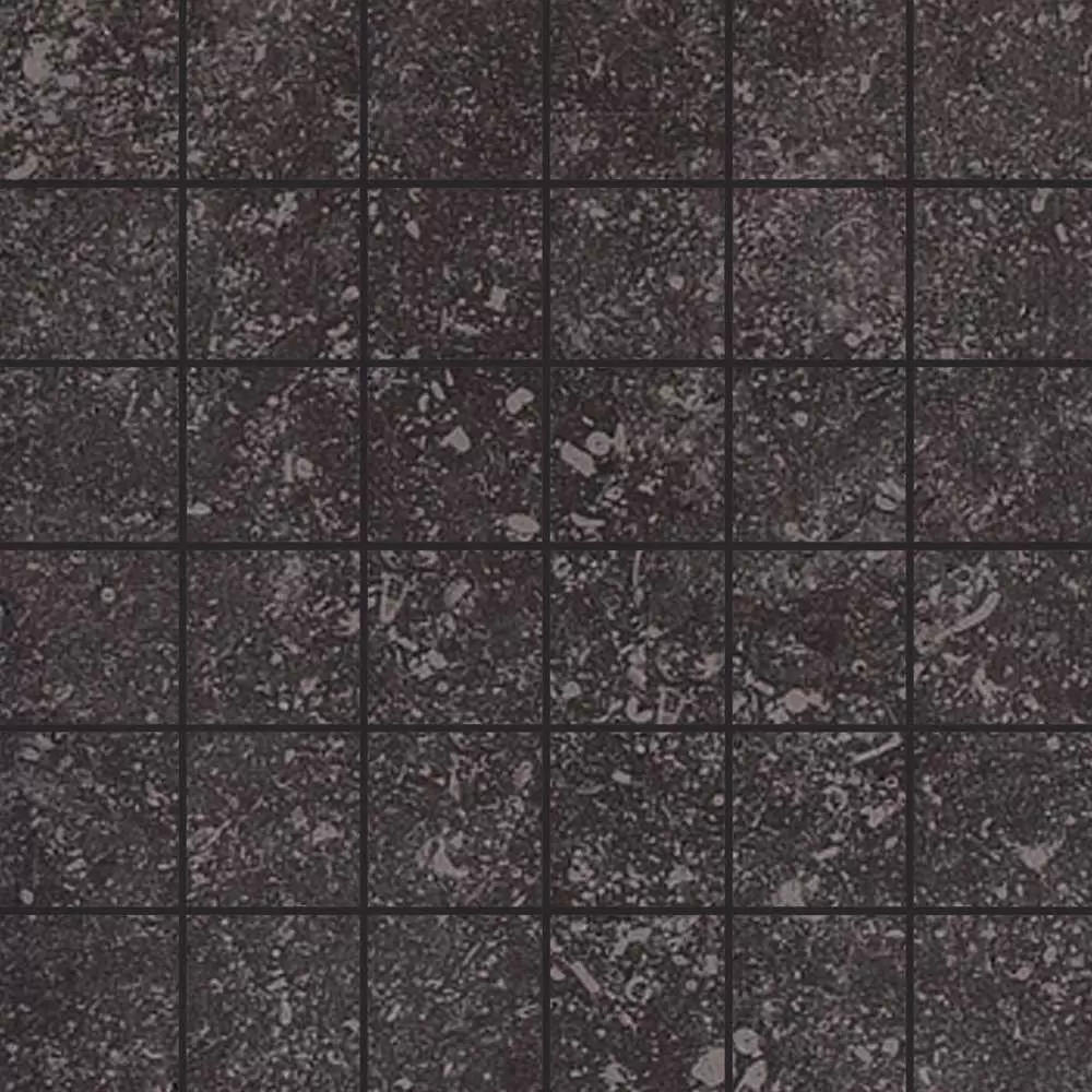 Мозаика Rex Ceramiche Pietra Del Nord Nero nat. Mosaico 5x5 30x30