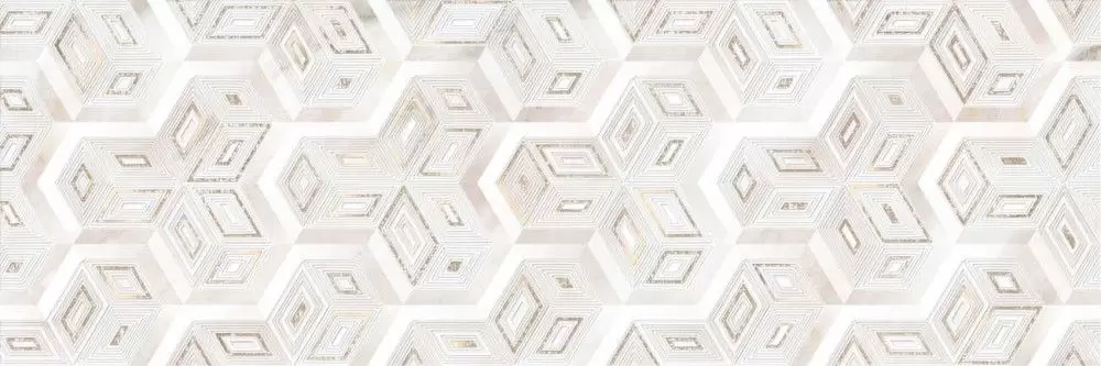 Декор настенный Alma Ceramica Modena Светлый Геометрия