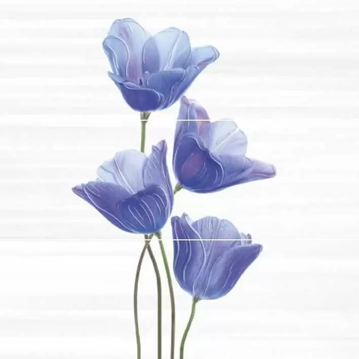 Панно настенное Ibero Groove Decor Ocoa Royal Blue A B C