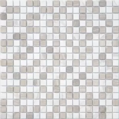 Мозаика LeeDo - Pietrine Pietra Mix 2 матовая 30,5x30,5х0,4 см (чип 15x15x4 мм) (Pietra Mix 2 MAT 15x15x4)