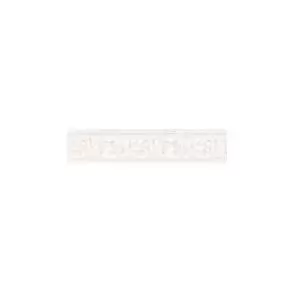Плитка из керамогранита DELUXE Delux White Fregio Бордюр 6x30,5