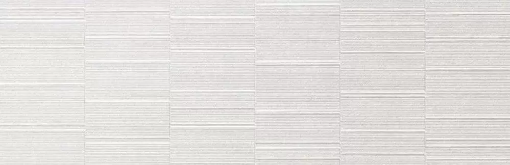 Плитка настенная Ibero Cromat-One 120x40 Pattern White Rec-Bis B112