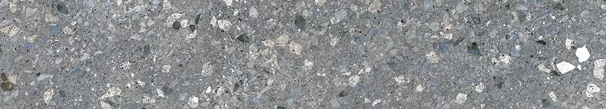 Плитка из керамогранита SG632800R/1 Терраццо серый темный Подступенник 10,7x60