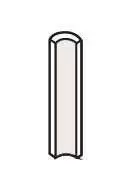 Бордюр настенный Marazzi Espana Citta Canaletta Interna Helsinki New 3x20 Арт. MURH