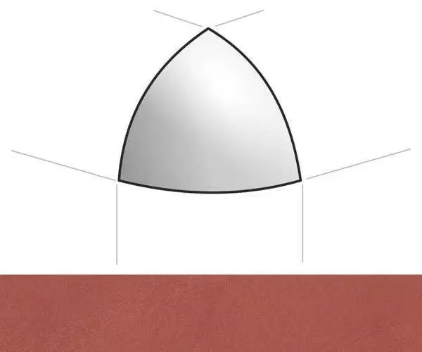 Бордюр настенный FAP Ceramiche Color Now Marsala Spigolo AE